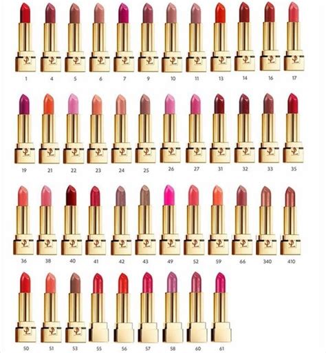 ysl red lipstick no 1|YSL lipstick color chart.